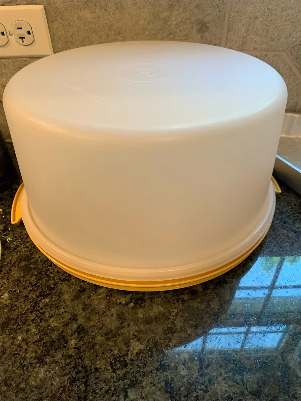 Trio of Baking Supplies Includes Egg & Lamb Form, & Tupperware CakeStorage Plate